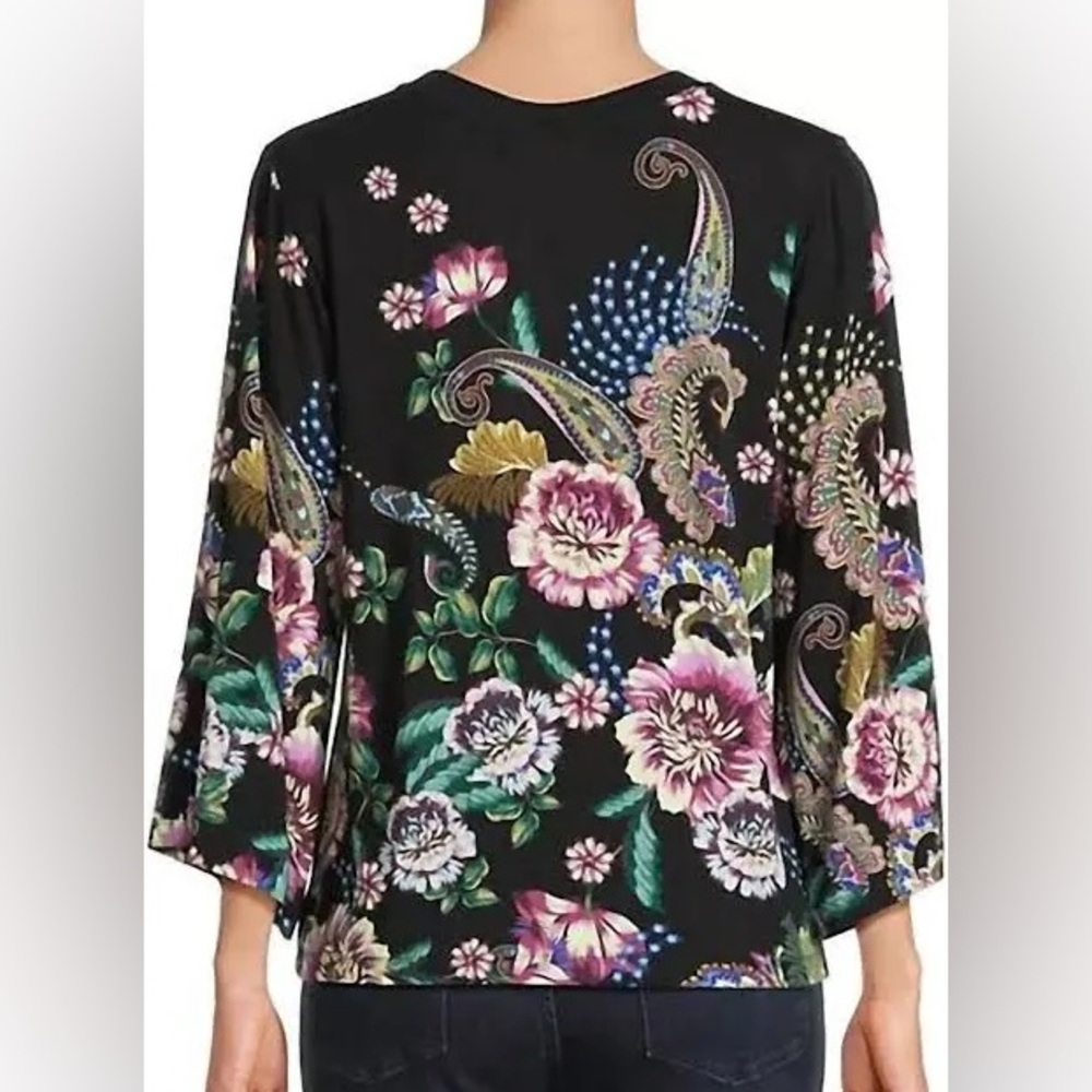 JOHNNY WAS The Janie Favorite Kimono Sleeve Tee in Camino Sera NWT Size XXL - Picture 6 of 7